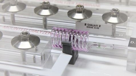 San series continuous flow analyzer - close up coil